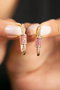 Heliophilia Silver Pendientes de Metal Multicolor con Circonita CKP9420